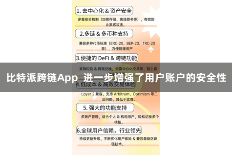 比特派跨链App  进一步增强了用户账户的安全性