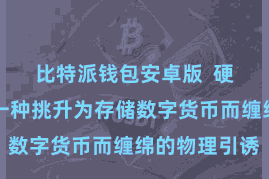 比特派钱包安卓版  硬件钱包是一种挑升为存储数字货币而缠绵的物理引诱