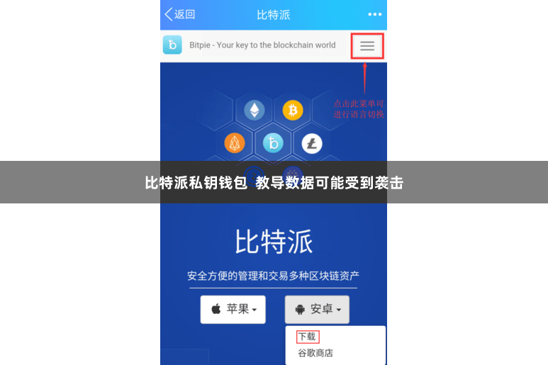 比特派私钥钱包  教导数据可能受到袭击